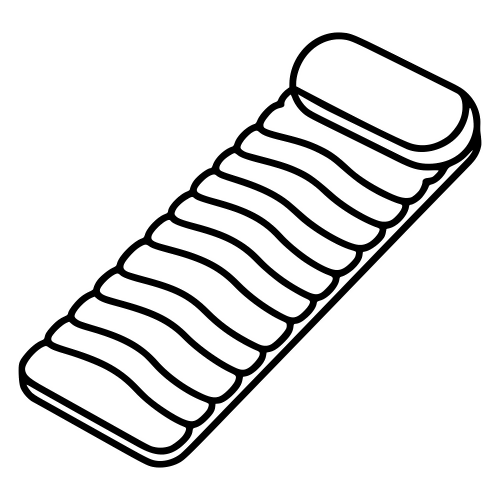Sleeping Pad - Vector Graphics - Digital File Digital My Custom Designs PDF