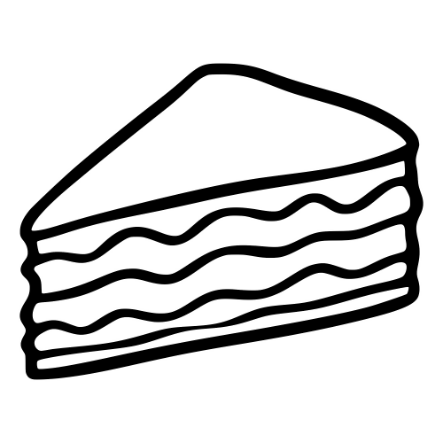 Sliced Lasagna - Digital File - XCS Friendly Digital My Custom Designs PDF