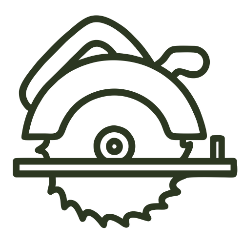 Circular Saw Outline - Vector Graphics - Digital File