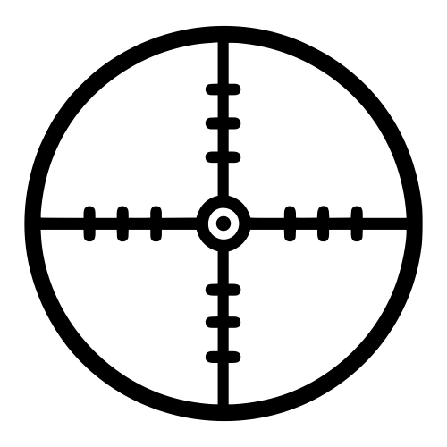 Sniper Scope Overlay - Digital File - XCS Friendly Digital My Custom Designs PDF