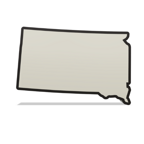 South Dakota Wall Lightbox - United States - 3D Print File - Digital File Digital My Custom Designs ZIP File