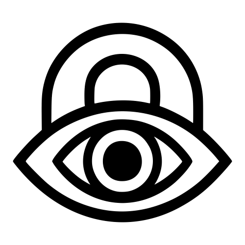 Spectator Eye Icon - Digital File - XCS Friendly Digital My Custom Designs PDF