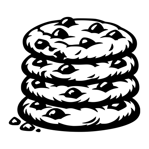 Stack of Chocolate Chip Cookies - Digital File - XCS Friendly Digital My Custom Designs PDF