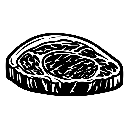 Steak Slice Cross-Section - Digital File - XCS Friendly Digital My Custom Designs PDF