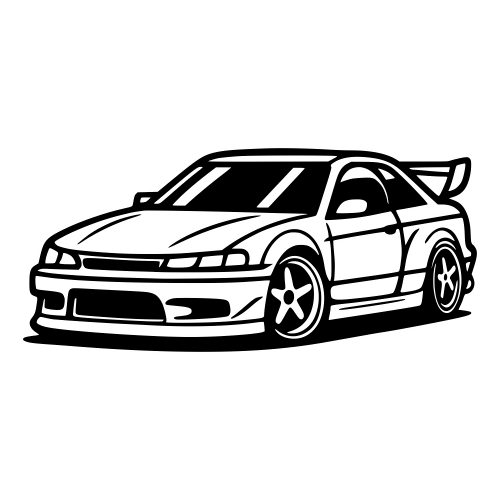 Street Tuner Car - Digital File - XCS Friendly Digital My Custom Designs PDF