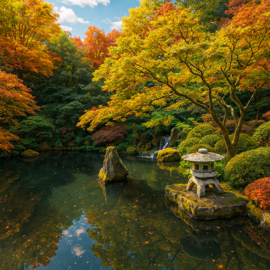 Strolling Pond Garden - Portland Japanese Garden - Oregon United States - Rendered - Digital File Digital My Custom Designs PDF