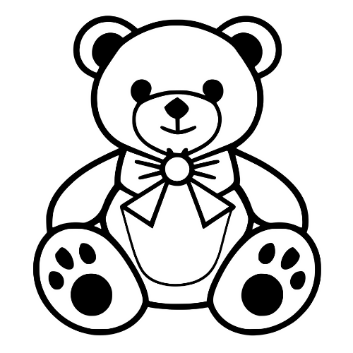 Stuffed Toy Sketch - Digital File - XCS Friendly Digital My Custom Designs PDF