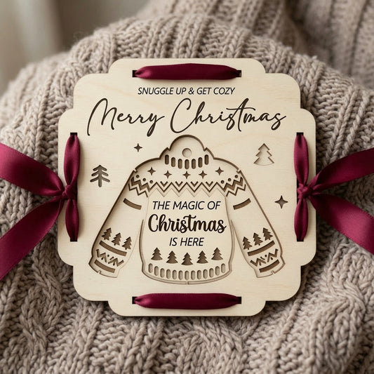 Sweater PopOut Ornament - Blanket Tags - Digital File - ZIP File - Digital