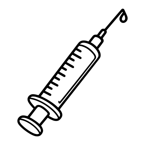 Syringe Outline - Digital File - XCS Friendly Digital My Custom Designs PDF