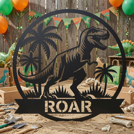 T-Rex Cartoon - Wall / Home Decor - Digital File - ZIP File - Digital