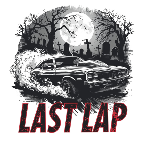 Urban Grunge Retro - Last Lap - T Shirt Design - Digital File Digital My Custom Designs 300 DPI PNG