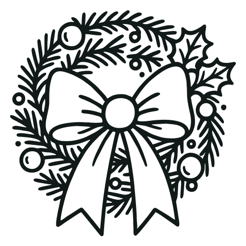 Wreath Bow Detail - Digital File - XCS Friendly Digital My Custom Designs PDF