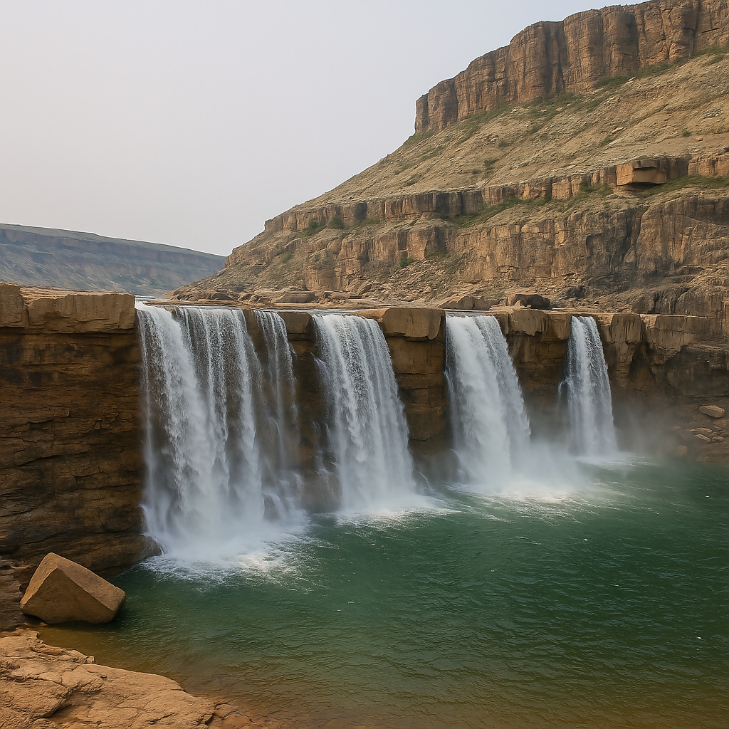 La Roncière Falls - Tuktut Nogait National Park - Northwest Territories Canada - Rendered - Digital FIle Digital My Custom Designs PDF