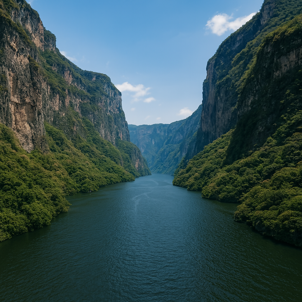 Sumidero Canyon (Cañón del Sumidero) - Chiapas Mexico - Rendered - Digital File Digital My Custom Designs PDF