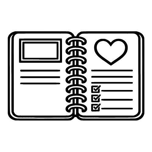 Bullet Journal Sketch - Vector Graphics - Digital File Digital My Custom Designs PDF