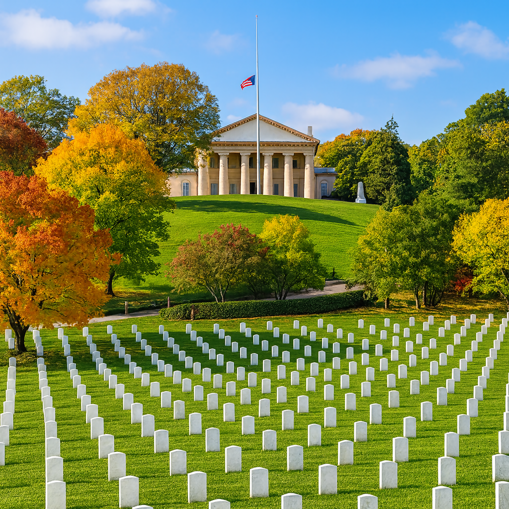 Arlington National Cemetery - Virginia United States - Rendered - Digital File Digital My Custom Designs PDF