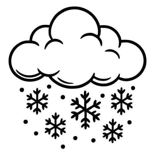 Snow Storm Cloud - Digital File - XCS Friendly Digital My Custom Designs PDF