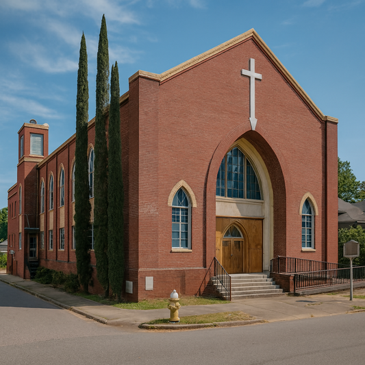 Holt Street Baptist Church - Montgomery Civil Rights Landmarks - Alabama United States - Rendered - Digital File Digital My Custom Designs PDF