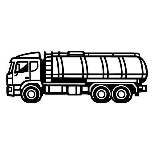 Tanker Truck Design - Vector Graphics - Digital File Digital My Custom Designs PDF