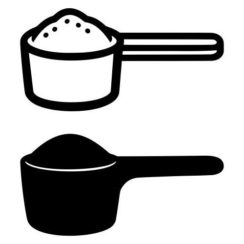 Milk Formula Scoop Illustration - Vector Graphics - Digital File