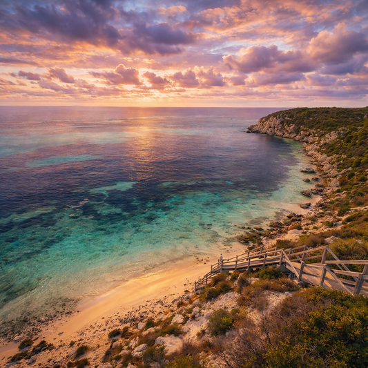 Parker Point - Rottnest Island Western Australia - Australia - Rendered - Digital File Digital My Custom Designs PDF