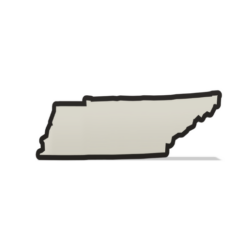 Tennessee Wall Lightbox - United States - 3D Print File - Digital File Digital My Custom Designs