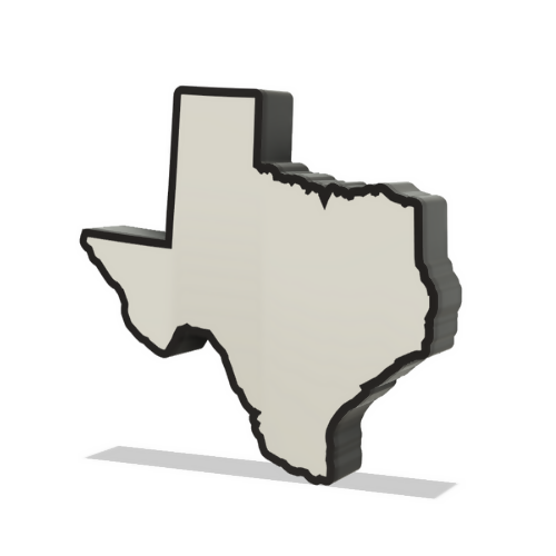 Texas Wall Lightbox - United States - 3D Print File - Digital File Digital My Custom Designs ZIP File