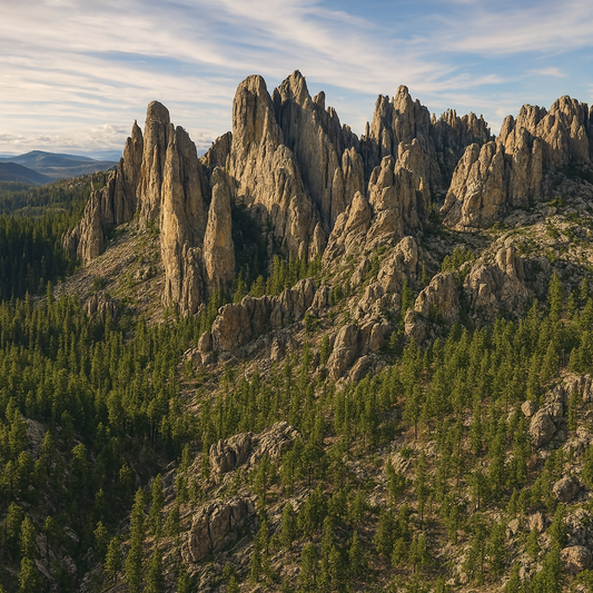 The Needles - Custer State Park - South Dakota United States - Rendered - Digital File Digital My Custom Designs PDF