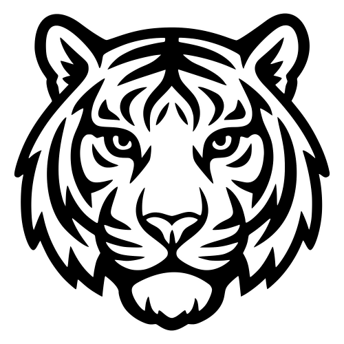 Tiger Head - Digital File - XCS Friendly Digital My Custom Designs PDF
