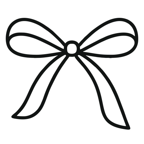 Minimalist Ribbon Line Art - Digital File - XCS Friendly Digital My Custom Designs PDF