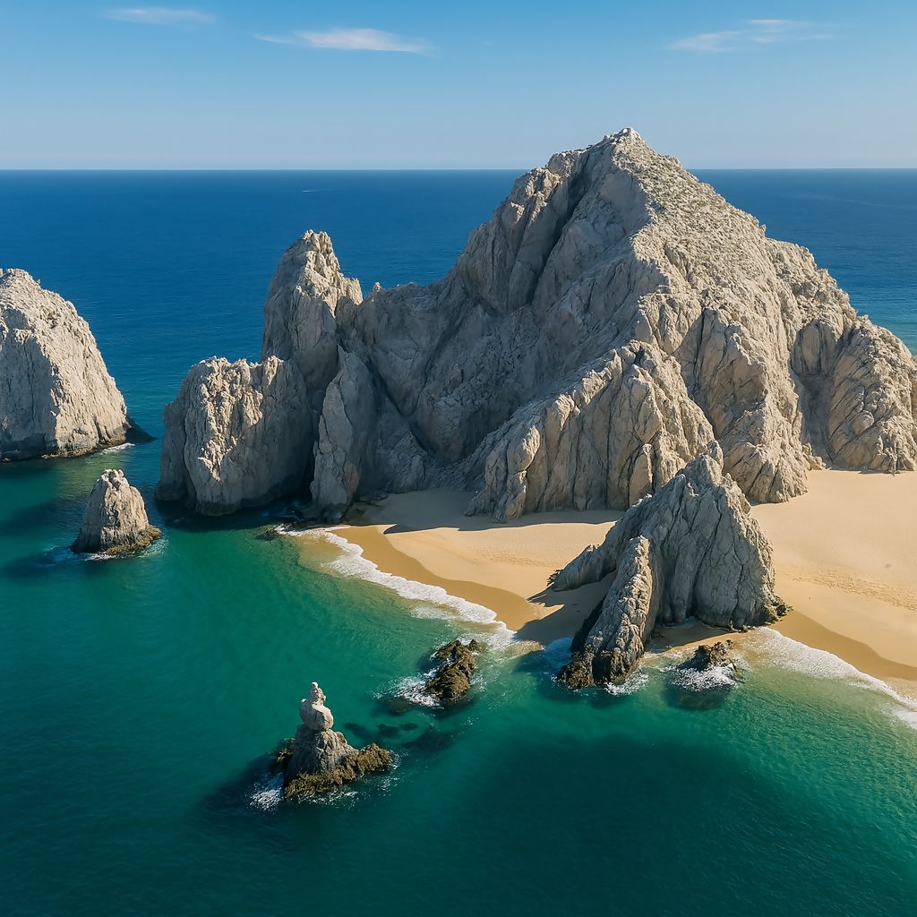 Lover’s Beach (Playa del Amor) - Baja California Sur Mexico - Rendered - Digital File Digital My Custom Designs PDF