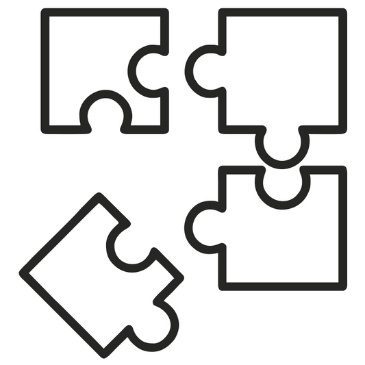 Toy Puzzle Pieces - Digital File - XCS Friendly Tumbler My Custom Designs PNG