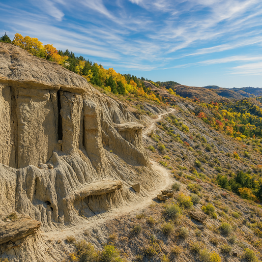 Maah Daah Hey Trail - North Dakota United States - Rendered - Digital File