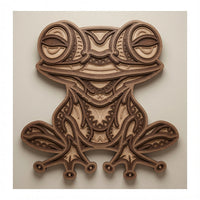 Tree Frog - Animals & Reptiles - Layered Line Designs - Digital File - ZIP File - Digital