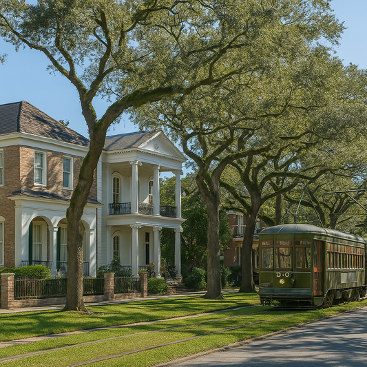 St. Charles Avenue - Garden District - Louisiana United States - Rendered - Digital File Digital My Custom Designs PDF