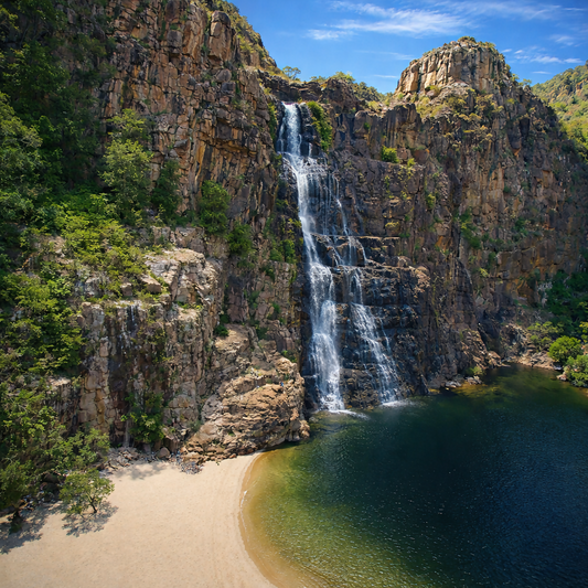 Twin Falls - Kakadu National Park - Northern Territory - Australia - Rendered - Digital File Digital My Custom Designs PDF