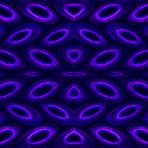 Space and Cosmic - Interstellar Gas Rings In Iridescent Purples - Pattern - Digital file Digital My Custom Designs PDF