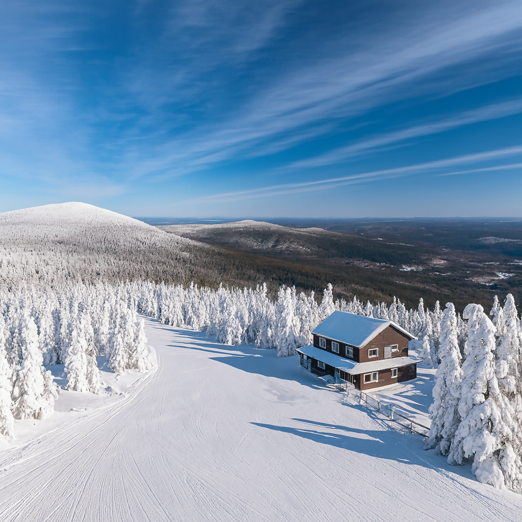 Mont-Tremblant Ski Resort - Quebec Canada - Rendered - Digital File Digital My Custom Designs PDF