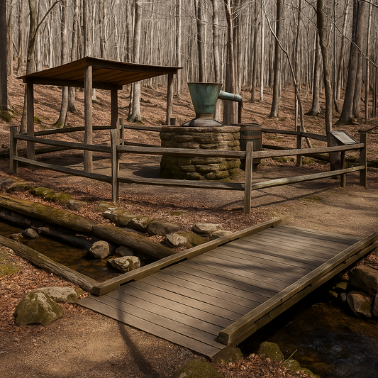 Blue Blazes Whiskey Still - Catoctin Mountain Park - Maryland United States - Rendered - Digital File Digital My Custom Designs PDF
