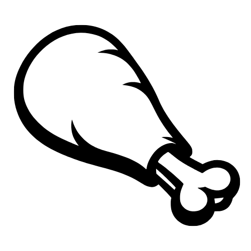 Turkey Leg Design - Vector Graphics - Digital File Digital My Custom Designs PDF