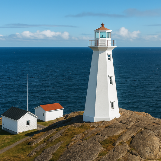 Cape Spear Lighthouse National Historic Site - Newfoundland and Labrador Canada - Rendered - Digital File Digital My Custom Designs PDF