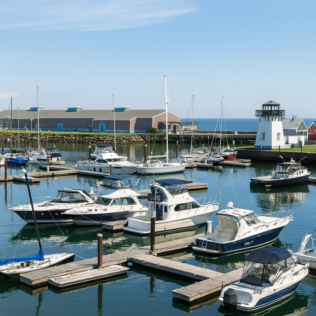 Summerside Marina - Prince Edward Island Canada - Rendered - Digital File Digital My Custom Designs PDF