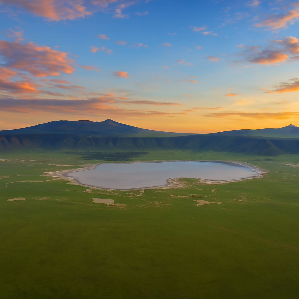 Crater View - Ngorongoro Crater Tanzania - Africa - Rendered - Digital File Digital My Custom Designs PDF