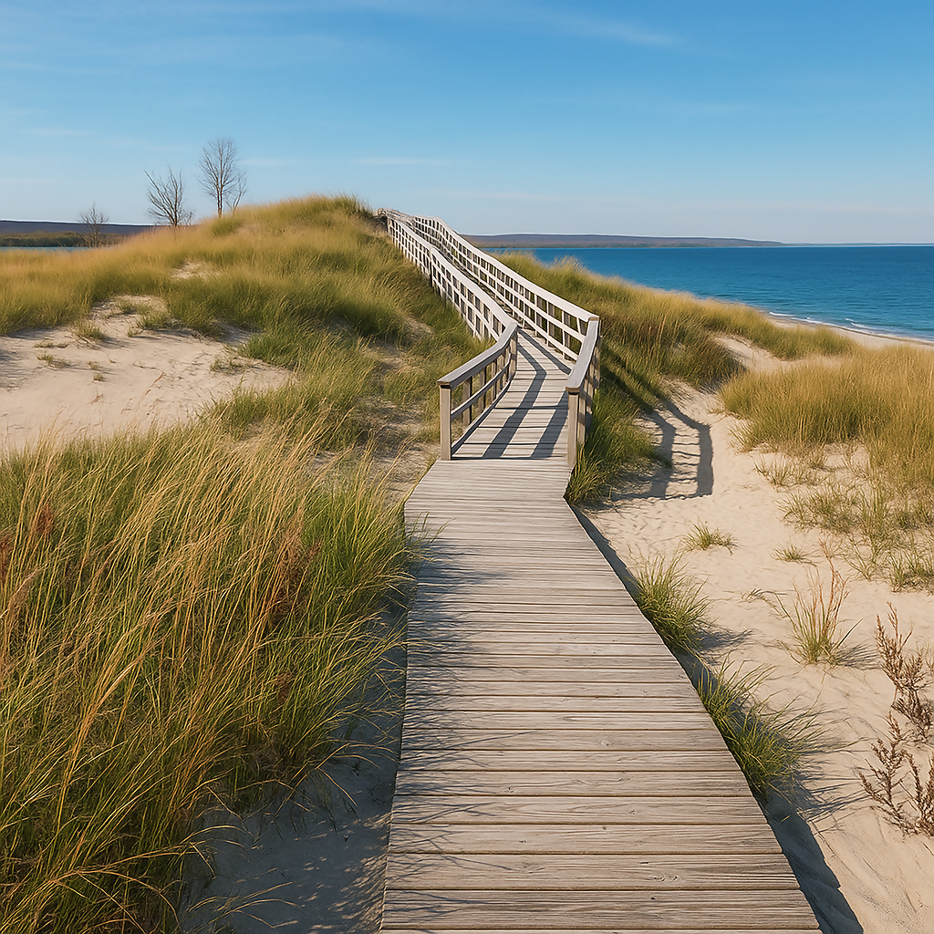 Sleeping Bear Dunes National Lakeshore - Michigan United States - Rendered - Digital File Digital My Custom Designs PDF