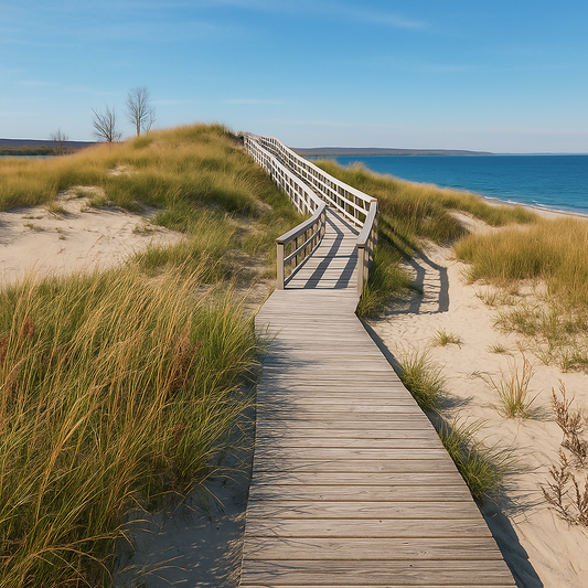 Sleeping Bear Dunes National Lakeshore - Michigan United States - Rendered - Digital File Digital My Custom Designs PDF