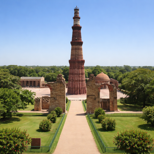 Qutub Minar - Delhi India - Asia - Rendered - Digital File Digital My Custom Designs PDF