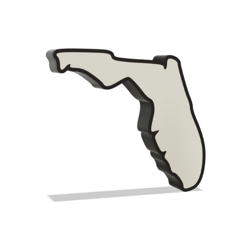 Florida Wall Lightbox - United States - 3D Print File - Digital File Digital My Custom Designs ZIP File