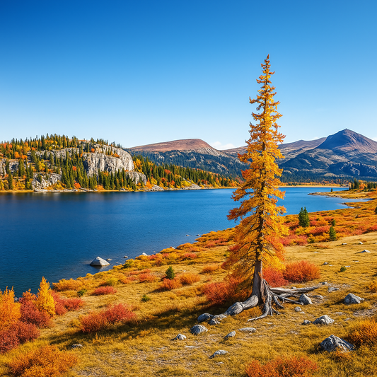 Long Lake on the Beartooth Highway - Montana United States - Rendered - Digital File Digital My Custom Designs PDF