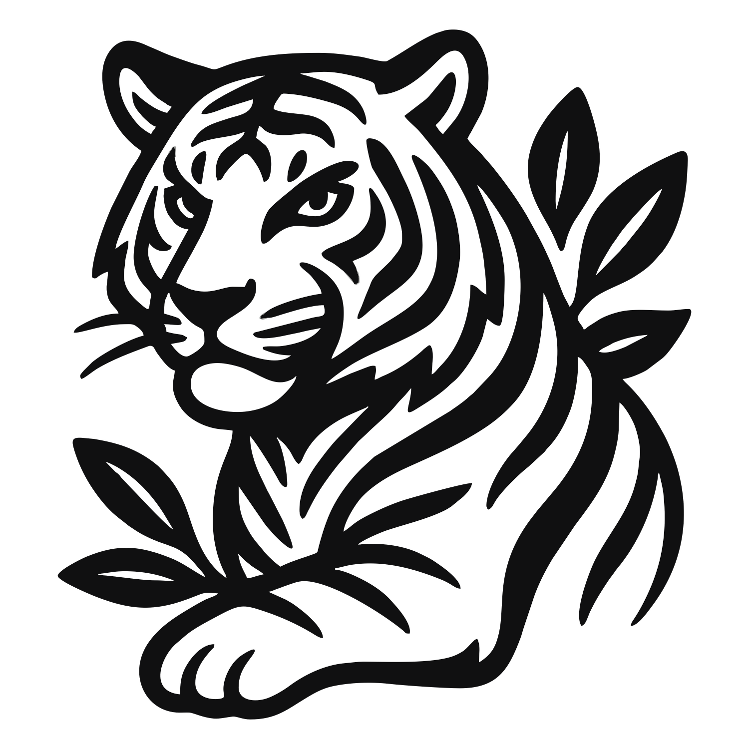 Endangered Animal Outline - Digital File - XCS Friendly Digital My Custom Designs PNG