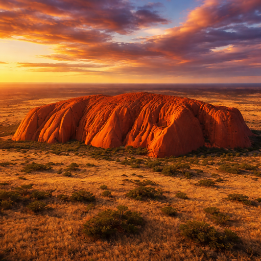 Uluru (Ayers Rock) - Northern Territory - Australia - Rendered - Digital File Digital My Custom Designs PDF